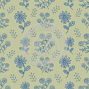 cute florals seamless design