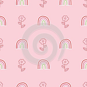 cute florals seamless design