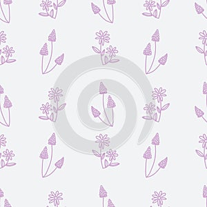 cute florals seamless design