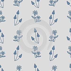 cute florals seamless design