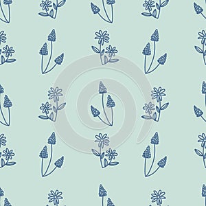 cute florals seamless design