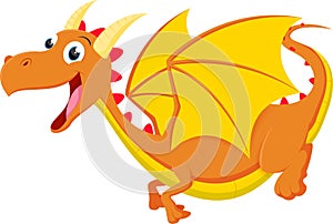 Cute Flying Dragon cartoon