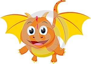 Cute Flying Dragon cartoon