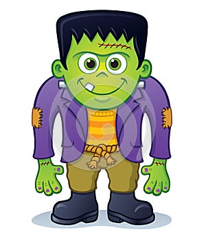 Cute Frankenstein Monster Character photo