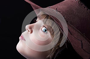 Cute freckle faced boy