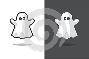 Cute ghost icon.