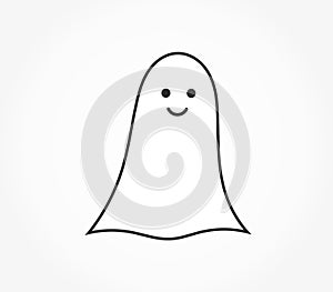 Cute ghost icon