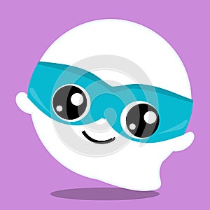 Cute ghost ghost tie 04