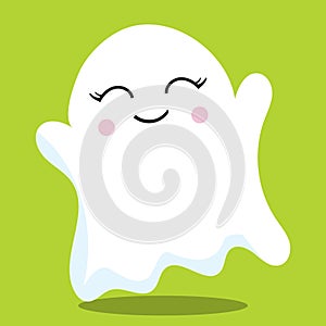 CUTE GHOST YELLOWGREEN 06