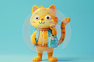 Cute Ginger cat character. Ideas from the cuteness of ginger cats