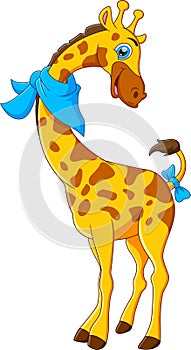 Cute giraffe cartoon