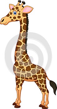 Cute giraffe cartoon