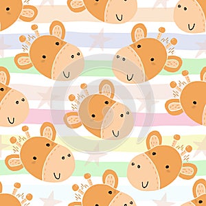 Cute giraffe Pattern print for kids