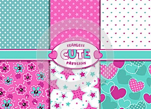 Cute girlish patterns