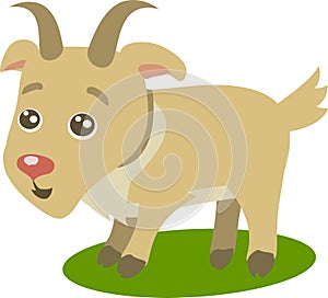 Cute Goat Cartoon