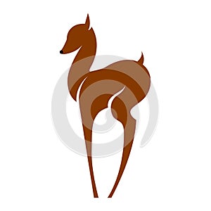 Cute goat icon logo