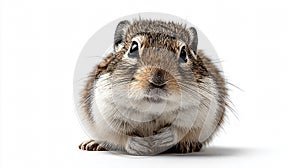Cute Gopher Isolated on White Background for Design Projects