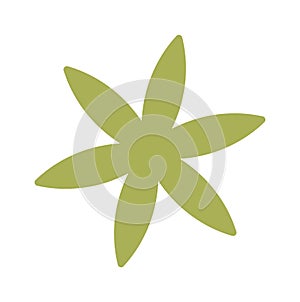 Cute green decorative Christmas element