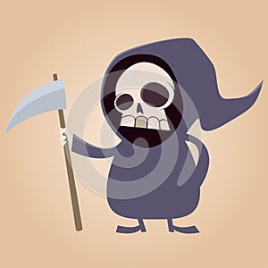 Cute grim reaper