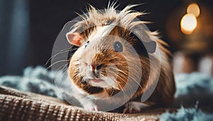 Cute Guinea Pig portrait .ai generated