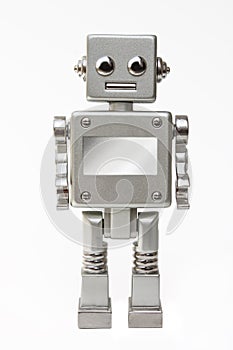 Cute happy robot