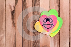 Cute heart squint emoji