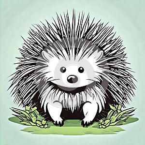 Cute Hedgehog illustration