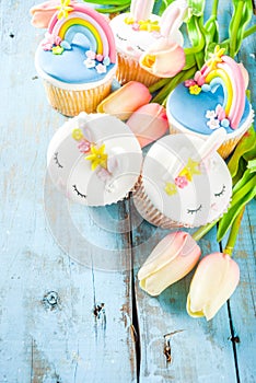 Cute homemade easter cupcakes