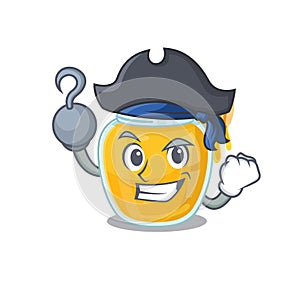 Cute honey mascot design with a hat