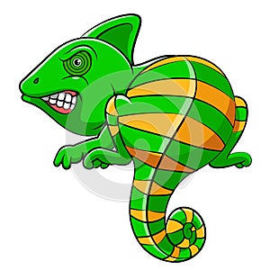 Cute iguana animal cartoon