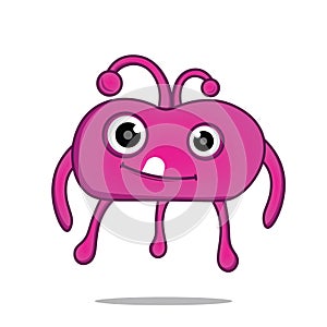 Cute illustration monsters design mascot kawaii