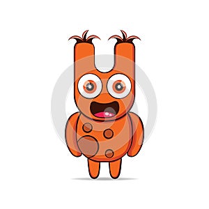 Cute illustration monsters design mascot kawaii