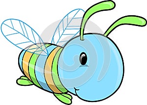 Cute Insect Vector Illustration