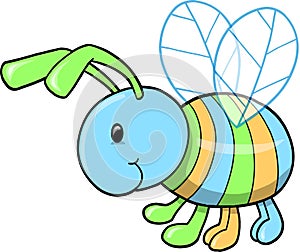 Cute Insect Vector Illustration