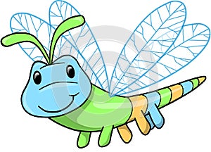 Cute Insect Vector Illustration