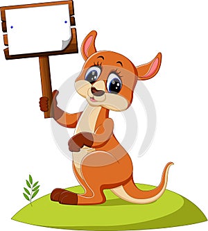 Cute Kangaroo cartoon