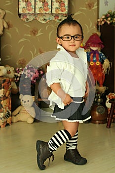 A cute kid of china