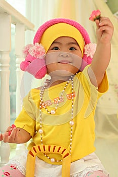 A cute kid of china