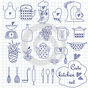 Cute kitchen set