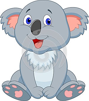 Cute koala cartoon