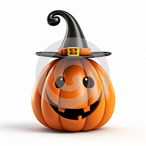 Cute Kwanzaa Jackolantern 3d Render With Fairy Hat