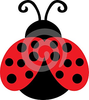 Cute Lady Bug Clip Art