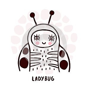 Cute Ladybug Portrait