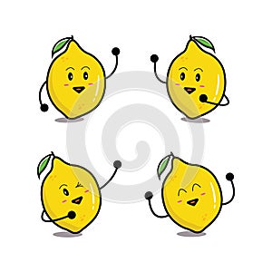 CUTE LEMON CHARACTER SO FUNNY