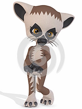 Cute Lemur - Toon Figure