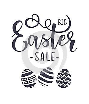 Cute lettering Big Easter Sale