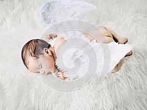 Cute little angel during a nap