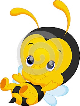 Cute little bee cartoon