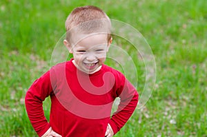 Cute little boy with beautiful smile