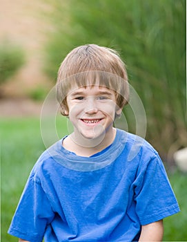 Cute Little Boy Smiling